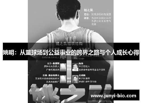 姚明：从篮球场到公益事业的跨界之路与个人成长心得